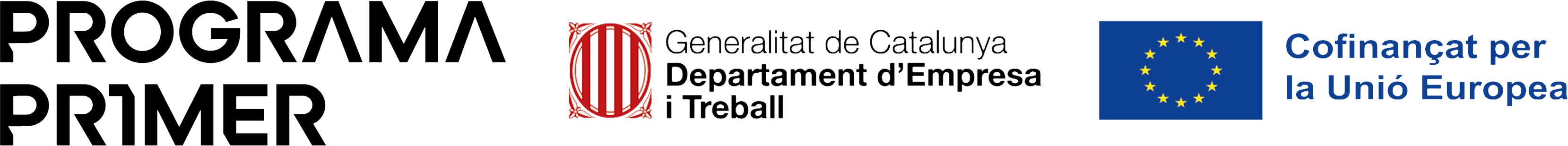 FIRST PROGRAMME, Government of Catalonia Ministry for Business and Employment, Co-Financed by the European Union